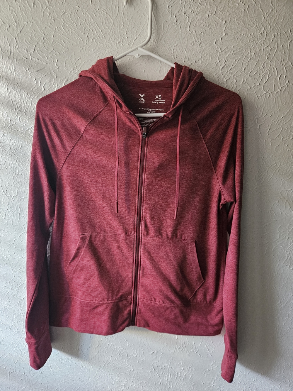 Womans Xersion Zip-Up Atheltic Hoodie